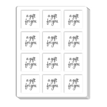 Imagem de Um presente para você adesivos de planejador transparentes, 1,3 cm para scrapbooking artes calendário, artesanato, pacote com 120