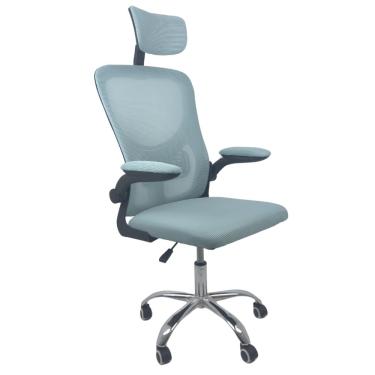 Imagem de Cadeira de Escritório Diretor Oficial Vegas com apoio Azul Preto