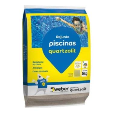 Imagem de Rejunte Piscina 5Kg Quartzolit - 18370, BRANCO
