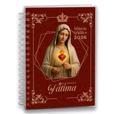 Imagem de Agenda Diário Bíblico Canção Nova 2026 Nossa Senhora Fátima