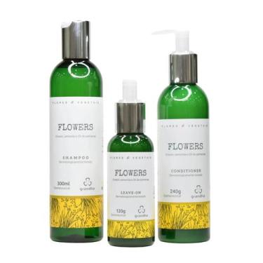 Imagem de Kit Flowers - Flores & Vegetais Cabelos Finos e Delicados - Grandha