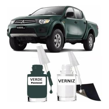 Imagem de Tinta Tira Risco Automotivo Mitsubishi Verde Pantanal - MGN, BRONZE TE