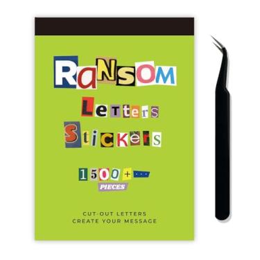 Imagem de Mais de 1500 peças de adesivos de letras - Folhas de adesivos do alfabeto para álbuns, diário, embrulho de presente, sala de aula - autoadesivo para garrafas de água, bonés de formatura