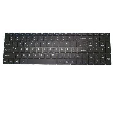 Imagem de Teclado de substituição para notebook para Multilaser ULTRA UB520 UB522 BR preto brasileiro sem moldura
