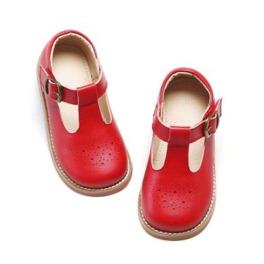 Imagem de Sapatos Kiderence Mary Jane Dress School Oxford Red Girls 12M