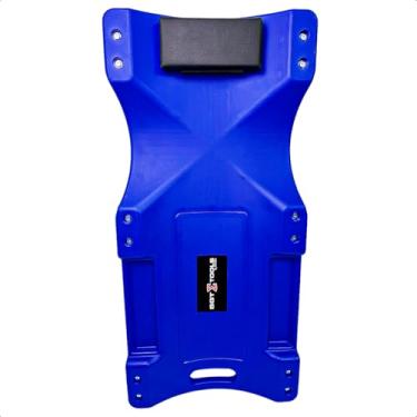 Imagem de Carro Esteira Mecânico com Encosto 150Kg Projetado Para Facilitar a Rotina do Mecânico (Azul)