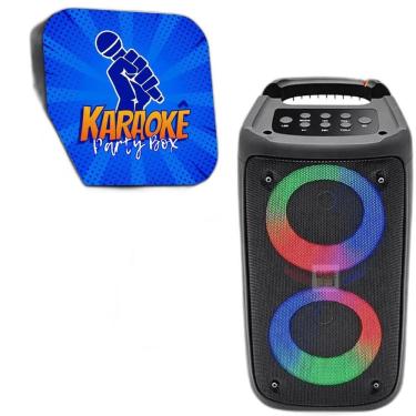 Imagem de Karaoke Party Box +De 2000 Musicas + 2 Microfones Sem Fio +