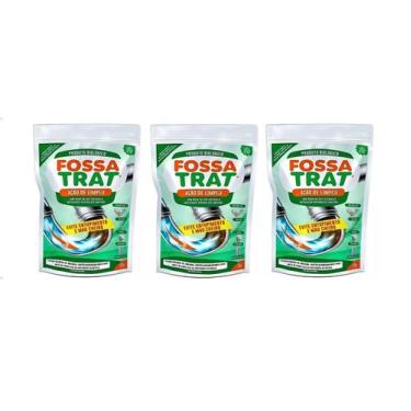 Imagem de Kit 3 Produto Limpa Fossa Caixa De Gordura Fossa Trat 100g