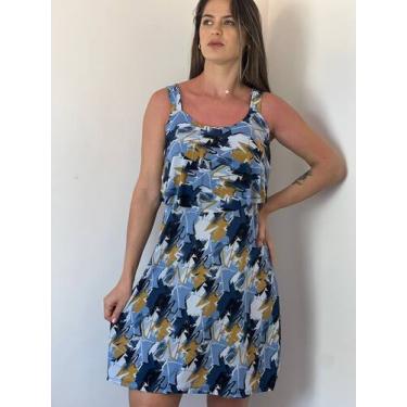 Imagem de Vestido Alcinha Com  Babado em Busto Slin e Plus Size Liganete Malha F