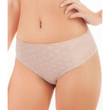 Imagem de Calça Duloren Biquíni Cintura Alta Cuore 129733, Bege, M