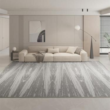 Imagem de Tapete minimalista para decoração de sala de estar, tapete grande cinza para quarto, sala de estudo, tapete para sala de estar (160 x 200 cm (62 x 78 pol.) / jds-250717002757)