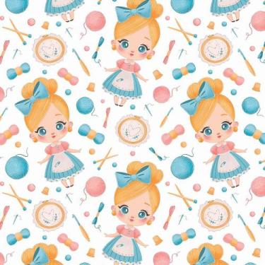 Imagem de Tecido Tricoline Artesã (Tricô) - Coleção Origem - Peripan - 50 cm x 1