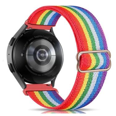 Imagem de Pulseira elástica de 22 mm para Samsung Galaxy Watch 3 de 45 mm/Galaxy Watch de 46 mm/Gear S3 Frontier/Classic, pulseira de reposição esportiva de liberação rápida para Garmin Venu 3/2/Vivoactive 4