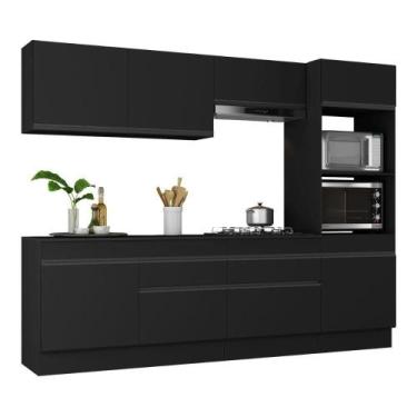 Imagem de Armário De Cozinha Completa 5 Peças Com Rodapé Mp2180 Made Multimóveis