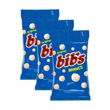 Imagem de Kit 3 Confeito Bib's Chocolate Branco 40g - Neugebauer