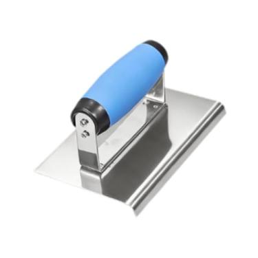 Imagem de Gralara Desempenadeira de canto para drywall, ferramenta multifuncional para alvenaria, espátula manual para concreto, ideal para projetos de bricolagem, R8mm
