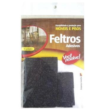 Imagem de Feltro Protetor de Móveis 30x30mm - Você Resolve!