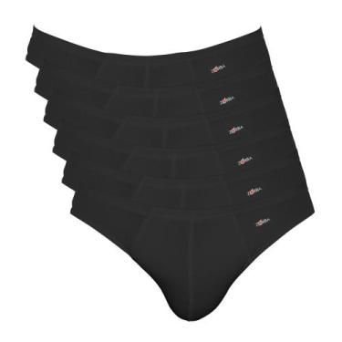Imagem de Kit 6 Cuecas Zorba Slip Light Algodão 772 Preto - GG, GG, Preto
