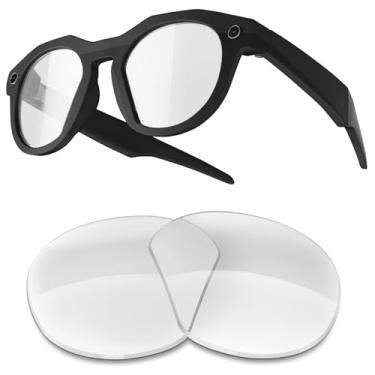 Imagem de Lentes de substituição compatíveis com óculos de sol Oakley Meta HSTN OW8002 de 51 mm, Não polarizado - Hd Clear