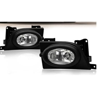 Imagem de Faróis de neblina adequados para Honda Civic Sedan de 4 portas 2006 2007 2008 com kit de interruptor de chicote de fiação