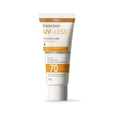 Imagem de Theraskin UVLess FPS 70 Tom 2 Protetor Solar Gel Creme 40g