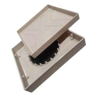 Imagem de Ralo Oculto 15x15 Invisivel Para Piso Porcelanato Bege