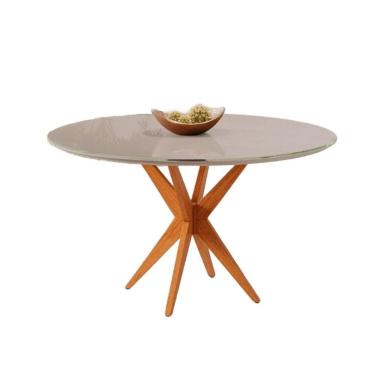 Imagem de Mesa Simpatia Redonda Jcm Off White 1,08m