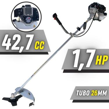 Imagem de Roçadeira Toyama Tbc43h 43cc 1,7hp Com Carretel + 5 Lâminas