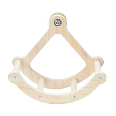 Imagem de Generic Poleiro para pássaros, brinquedo de enriquecimento ambiental para pássaros, acessório de decoração para gaiola, poleiro para periquitos, calopsitas e