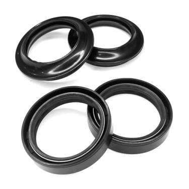 Imagem de HHZL Kit de vedação contra poeira de garfo para Honda, kit de substituição de limpador de vedação de pó de garfo dianteiro de motocicleta para Honda Shadow VLX 600 VT600 1988-2008 Nighthawk 700S