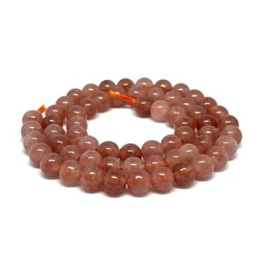 Imagem de Fio de Pedras Naturais 6mm Lapidadas para Pulseiras e Colares Contas para Artesanato e Bijuterias (Sol Verdadeiro)