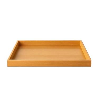 Imagem de Bandeja De Bambu Para Cozinha Conjunto Retangular(01 Bandeja Pequena - 30 x 20cm)