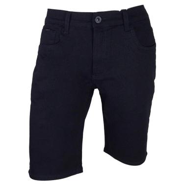 Imagem de Bermuda Sarja Masculina Ouzzare Tradicional Preta - ZZ70-Masculino