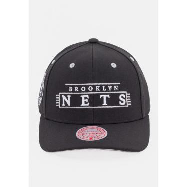 Imagem de Boné Mitchell & Ness Aba Curva Brooklyn Nets Masculino-Masculino