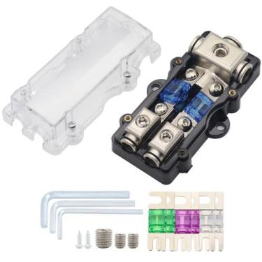 Imagem de Bloco de fusíveis TIYANG, amplificador ANL de 2 vias, subwoofer de áud