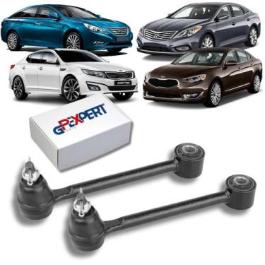 Imagem de Par braço reto pivo traseiro azera sonata optima cadenza 2010 2011 201