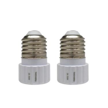 Imagem de Soquete Adaptador Taschibra De Lâmpada E27 Para Gu10 Kit 2 P