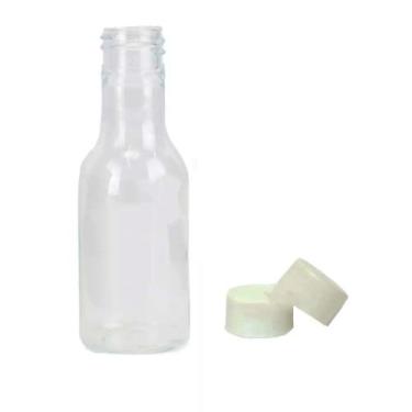 Imagem de Garrafinha Pet 50Ml Tampa Branca 10 Unidades - Belas cores
