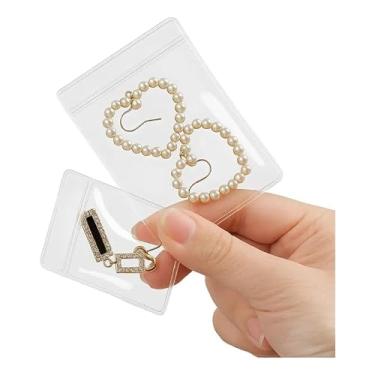 Imagem de Pvc, Saco Zip Pvc Plastico Saquinho de Joias Transparente com 100/50 / 25(4x6,50)