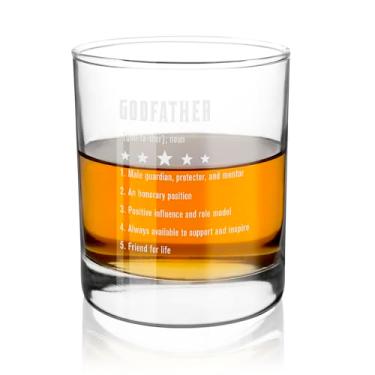 Imagem de Presentes de padrinho para homens - Presentes de proposta de padrinho para tio irmão copos de uísque de uísque 283 g Natal batismo dia dos pais presente de Páscoa para padrinhos de afilhada afilhado