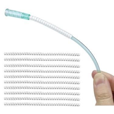 Imagem de 10 peças de crimpagem de suporte de mangueira de oxigênio para concentrador de oxigênio portátil, tanque de oxigênio, mangueira de oxigênio, cânula nasal, acessórios de mangueira de oxigênio, mantém a