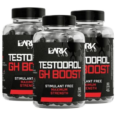 Imagem de Kit X3 Testodrol-gh Boost 60 Capsulas Dark Lab-Unissex