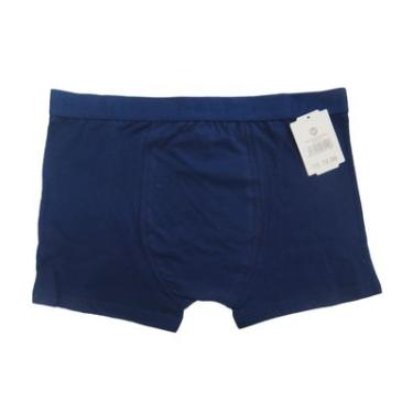 Imagem de CUECA BOXER ALGODÃO- MARINHO - GG - 100 % ALGODÃO - TECIDO CIRCULAR - BASIC +