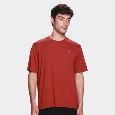 Imagem de Camiseta Fila Comfort Smart Cotton II Masculina, Vermelho, GG