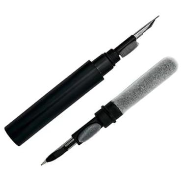 Imagem de Kit de escova de limpeza multifuncional para computador, câmera e telefones celulares - preto