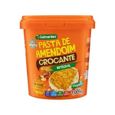 Imagem de Pasta de amendoim integral crocante guimarães 1,005kg  energia, sabor 