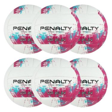 Imagem de Kit 6 Bolas Vôlei Penalty Vp Fun Xxi-Unissex