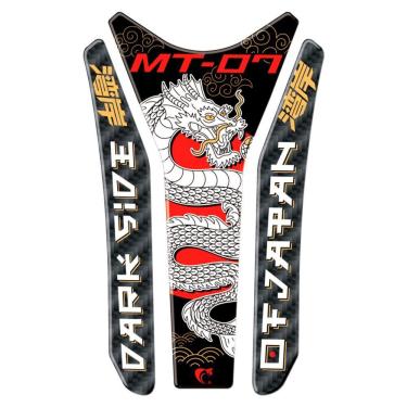 Imagem de Protetor Tanque Moto Yamaha Mt07 Dark Side Of Japan Colorido