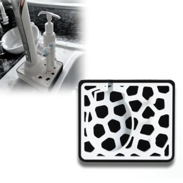 Imagem de Para suporte de escova de dentes elétrica Oral-B iO, suporte de bancada com drenagem para cabeças de escova da série EB e iO, mantém as cabeças de substituição secas e limpas