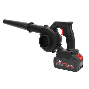 Imagem de Asixxsix Soprador de Folhas Sem Fio, Bateria e Carregador 48VH 12000mAh, Limpador de Folhas Elétrico de Alta Potência Com Mangueira de Vácuo e Kit de Ferramentas de Bico para Folhas de (plugue da ue)